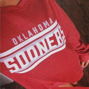 Oklahoma Sooners football crimson Sweatshirt